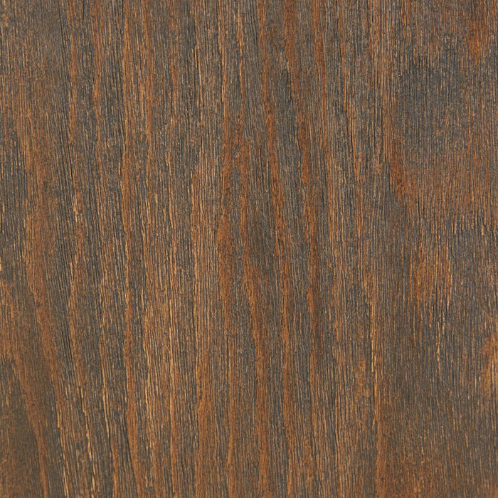 LumiSource Riley Chair, Dark Walnut Wood/Black Metal