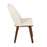 LumiSource Triad Chair, Set of 2, Walnut Bamboo/Cream