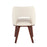LumiSource Triad Chair, Set of 2, Walnut Bamboo/Cream