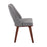 LumiSource Triad Chair, Set of 2, Walnut Bamboo/GY Noise