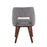 LumiSource Triad Chair, Set of 2, Walnut Bamboo/GY Noise