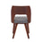 LumiSource Triad Chair, Set of 2, Walnut Bamboo/Grey Noise