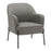 LumiSource Daniella Chair, Black Metal/Grey PU - CHR-DANIELLABKPUGY