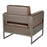 LumiSource Drift Lounge Chair, Antique/Espresso/Brown