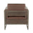 LumiSource Drift Lounge Chair, Antique/Espresso/Brown