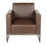 LumiSource Drift Lounge Chair, Antique/Espresso/Brown