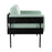 LumiSource Kari Chair, Black/Light Green