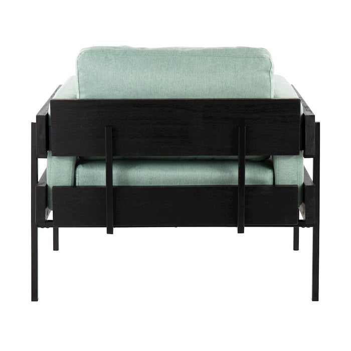 LumiSource Kari Chair, Black/Light Green