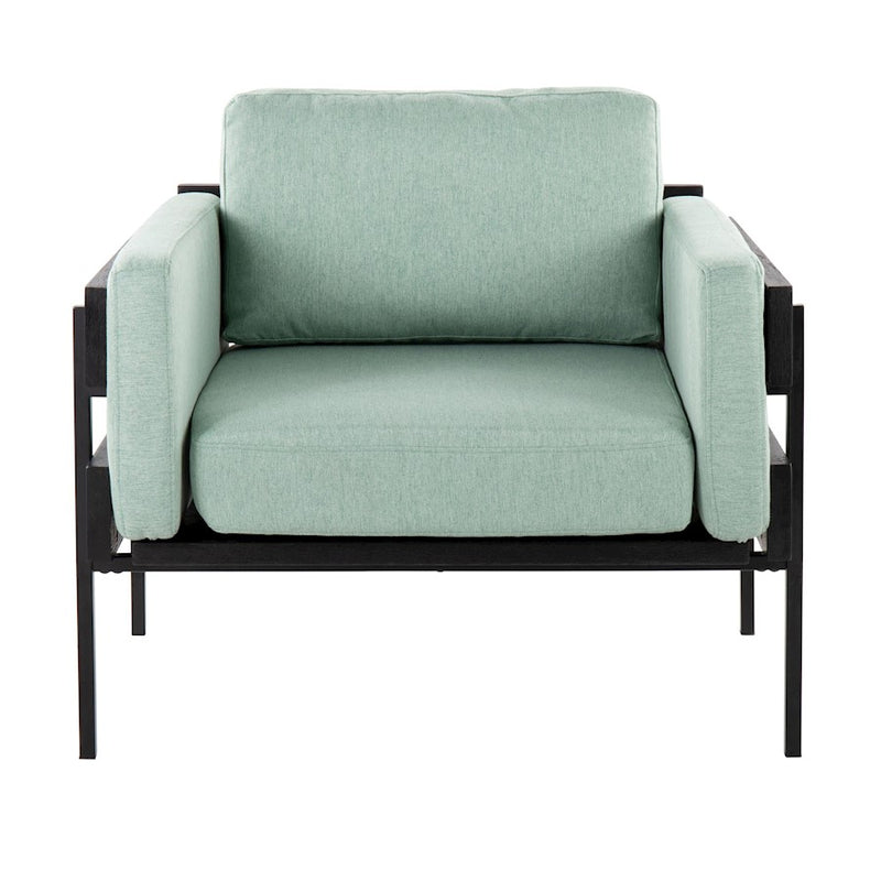 LumiSource Kari Chair, Black/Light Green