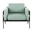 LumiSource Kari Chair, Black/Light Green