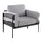 LumiSource Kari Chair, Black/Light Grey - CHR-KARI2BKBKLGY
