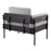 LumiSource Kari Chair, Black/Light Grey