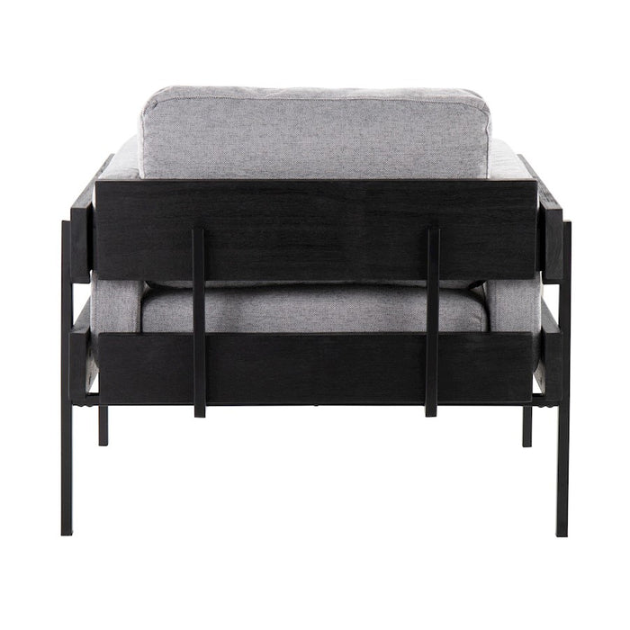 LumiSource Kari Chair, Black/Light Grey