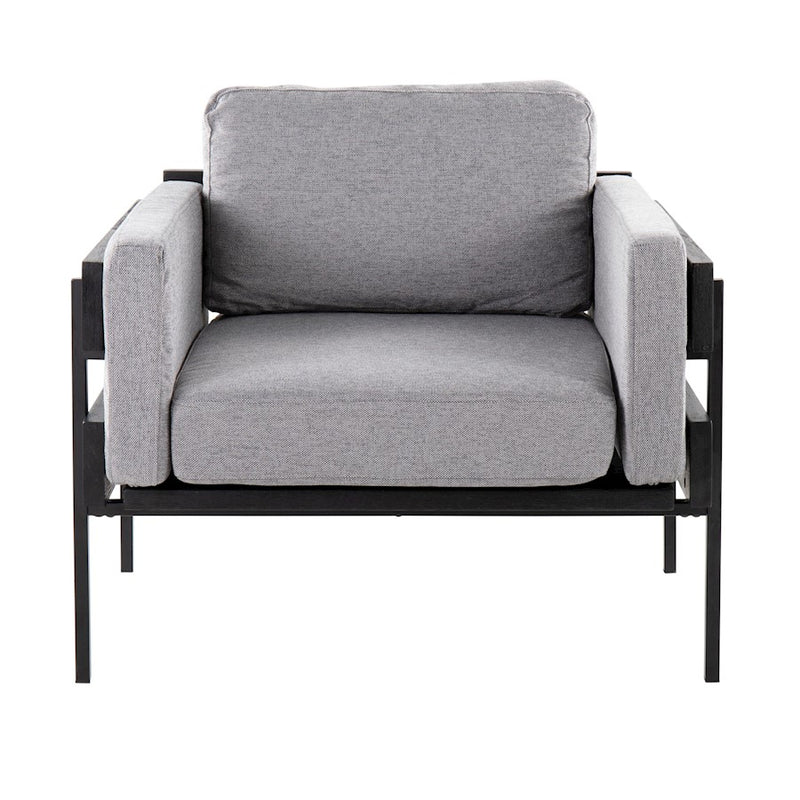 LumiSource Kari Chair, Black/Light Grey