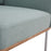 LumiSource Kari Chair, White/Natural Wood/Light Green