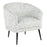 LumiSource Tania Accent Chair, Black Steel/Light Green Zebra - CHR-TANIAZEBBKLGN
