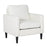 LumiSource Wendy Arm Chair in Black Wood/Cream Fabric - CHR-WENDYBKCR