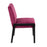 LumiSource Carmen Chair, Set of 2, Black/Crushed Hot Pink