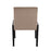 LumiSource Carmen Chair, Set of 2, Black/Crushed Light Brown