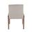 LumiSource Carmen Chair, Set of 2, White Washed Wood/Beige