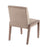 LumiSource Carmen Chair, Set of 2, White/Brown