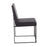 LumiSource High Back Fuji Dining Chair, Set of 2, Black/Black
