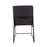 LumiSource High Back Fuji Dining Chair, Set of 2, Black/Black
