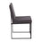 LumiSource High Back Fuji Dining Chair, Set of 2, Black/Charcoal