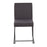 LumiSource High Back Fuji Dining Chair, Set of 2, Black/Charcoal
