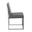 LumiSource High Back Fuji Dining Chair, Set of 2, Black/Grey