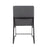 LumiSource High Back Fuji Dining Chair, Set of 2, Black/Grey