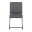 LumiSource High Back Fuji Dining Chair, Set of 2, Black/Grey