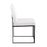 LumiSource High Back Fuji Dining Chair, Set of 2, Black/White