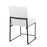 LumiSource High Back Fuji Dining Chair, Set of 2, Black/White