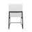 LumiSource High Back Fuji Dining Chair, Set of 2, Black/White