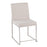 LumiSource High Back Fuji Dining Chair, Set of 2, BRST/Beige