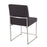 LumiSource High Back Fuji Dining Chair, Set of 2, BRST/Charcoal