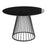 LumiSource Canary Dining Table, Black Metal - DT-CANARY2BKNCBK