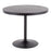 LumiSource Dakota Dining Table in Black Steel/Black Wood - DT-DKTABKBK