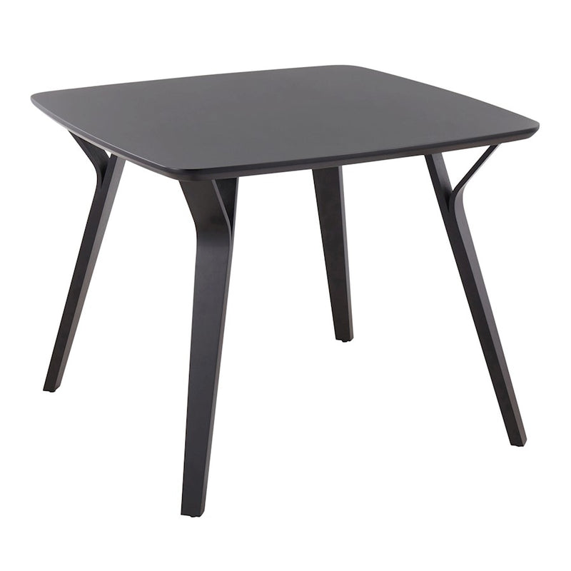 LumiSource Folia Dinette Table, Black Wood - DT-FOLIABK