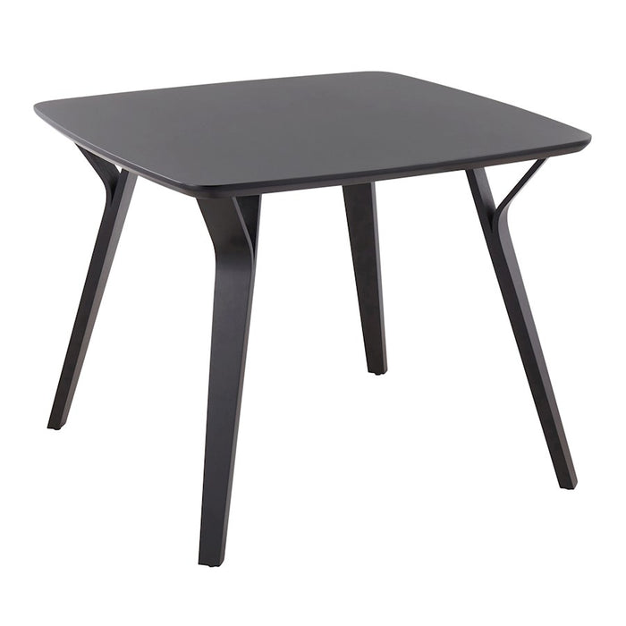 LumiSource Folia Dinette Table, Black Wood - DT-FOLIABK