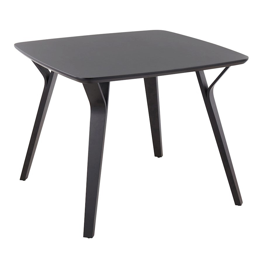 LumiSource Folia Dinette Table, Black Wood - DT-FOLIABK