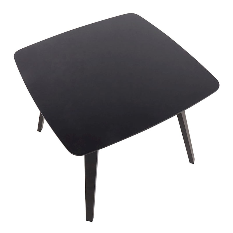 LumiSource Folia Dinette Table, Black Wood