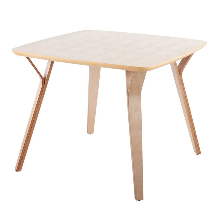 LumiSource Folia Dinette Table, Natural Wood