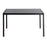LumiSource Fuji Dinette Table in Black Metal/Black Wood