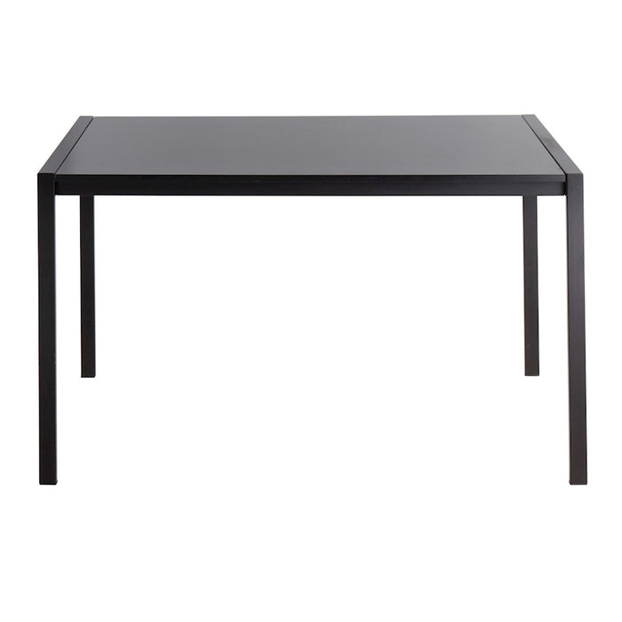 LumiSource Fuji Dinette Table in Black Metal/Black Wood