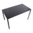 LumiSource Fuji Dinette Table in Black Metal/Black Wood