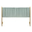 LumiSource Chloe Headboard in Gold Steel/Sage Green Velvet