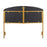 LumiSource Lindsey Headboard in Gold Steel/Grey Velvet