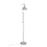 LumiSource Emery Floor Lamp in White Metal